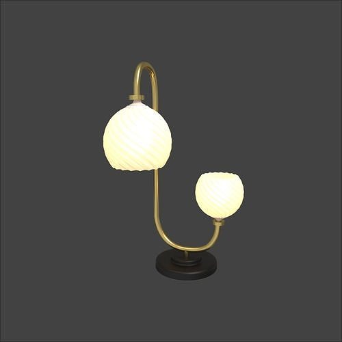 Table lamp 3D model