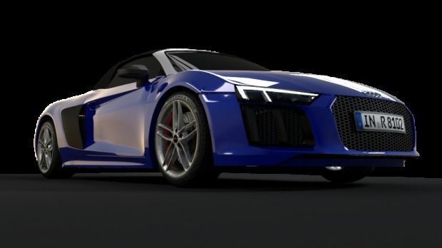 Audi R8 Spyder 3D Model