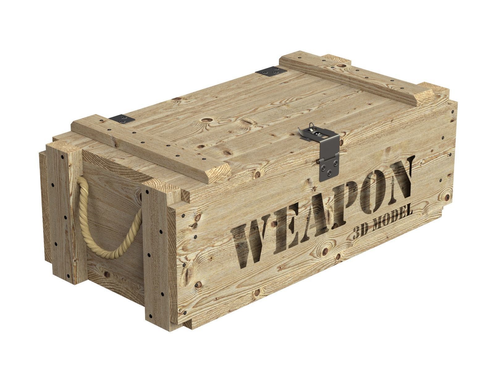 Weapon Crate 3D model CGTrader
