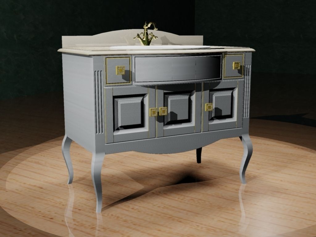 chest of drawers with a sink