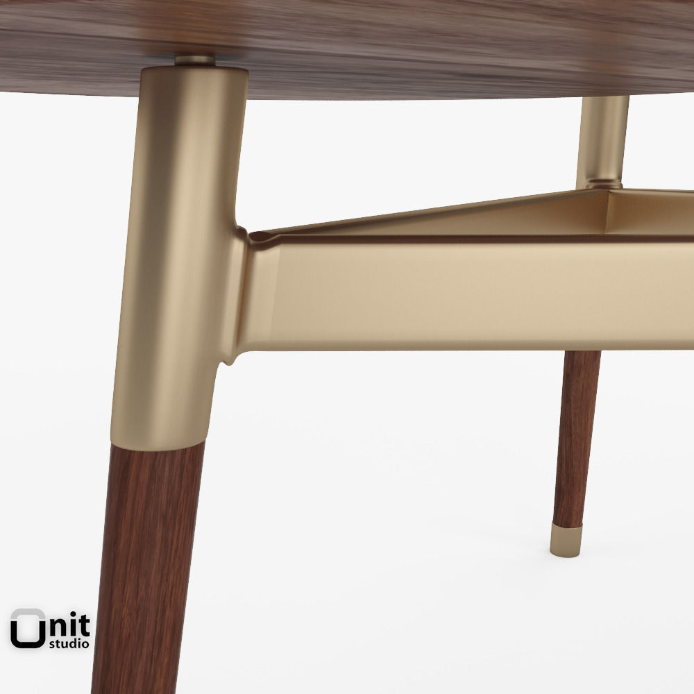 Clover Coffee Table by West Elm 3D model CGTrader