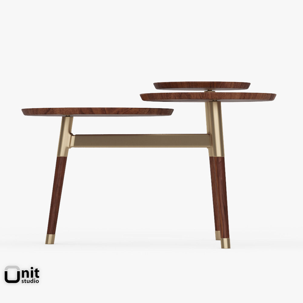 Clover Coffee Table by West Elm 3D model CGTrader