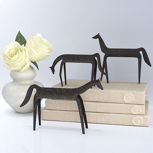 horses 3D model