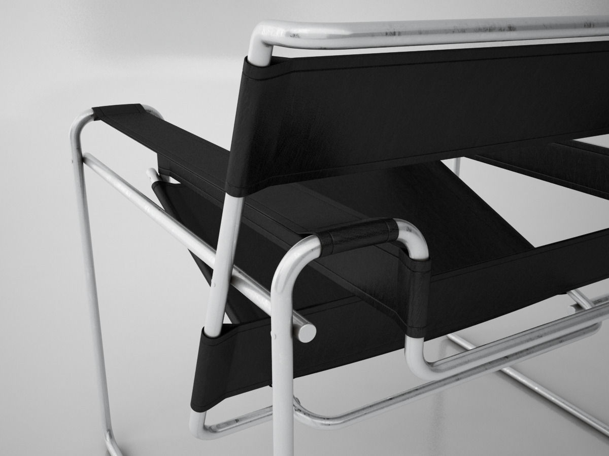 Knoll Wassily Chair 01 free 3D model CGTrader