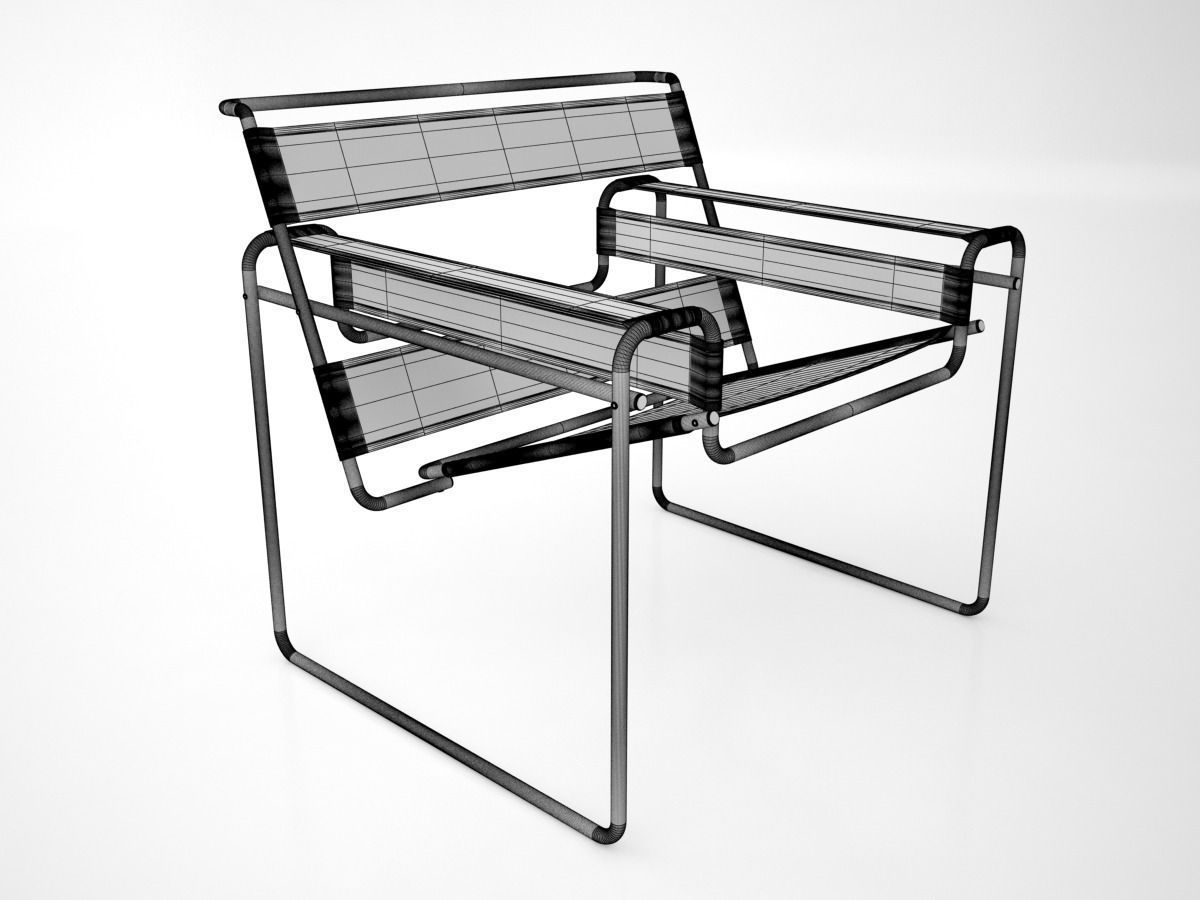 Knoll Wassily Chair 01 free 3D model CGTrader