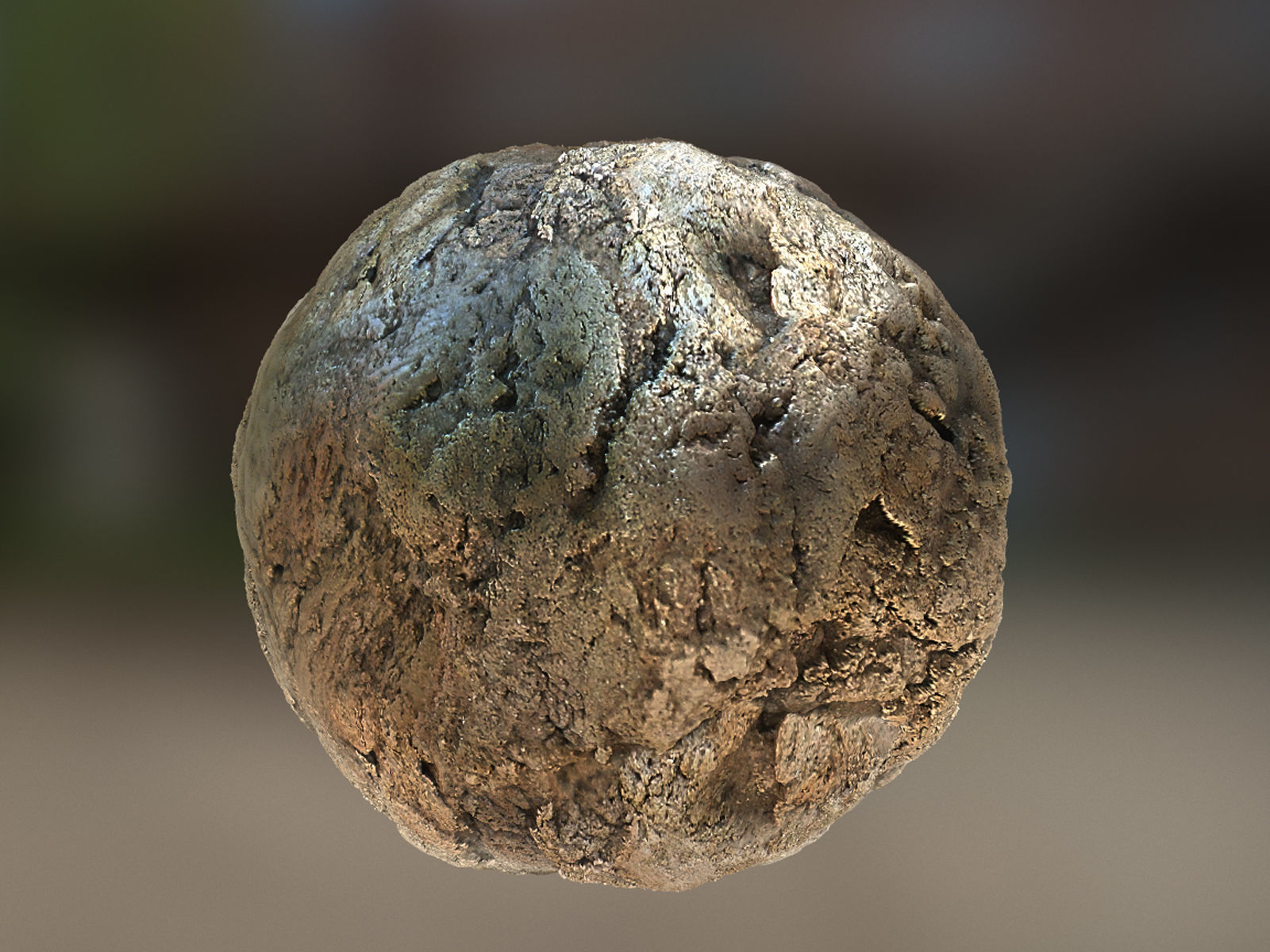 PBR Material Texture set 017 Clay Ground Silver