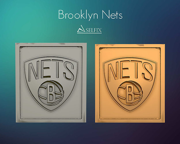 Brooklyn Nets Logo Relief 3D model 3D printable | CGTrader