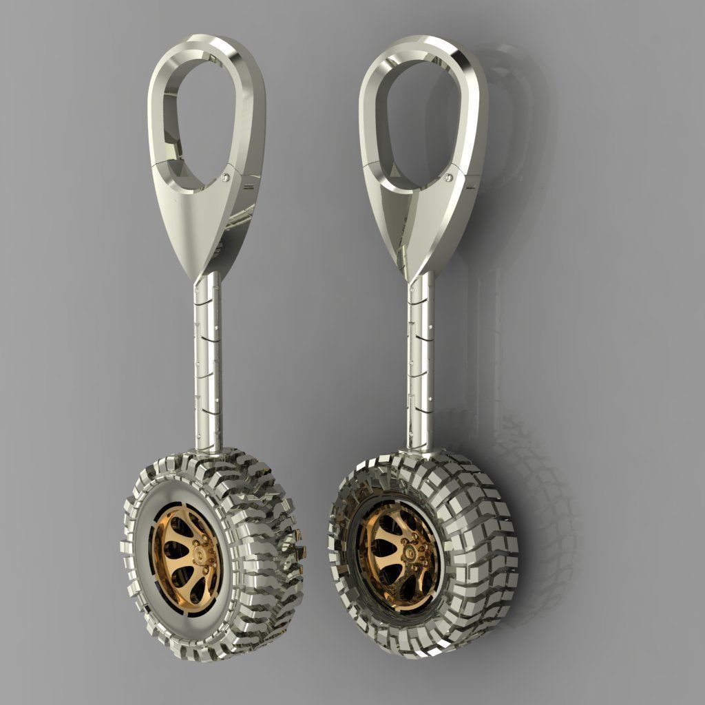 keychain wheel 0137