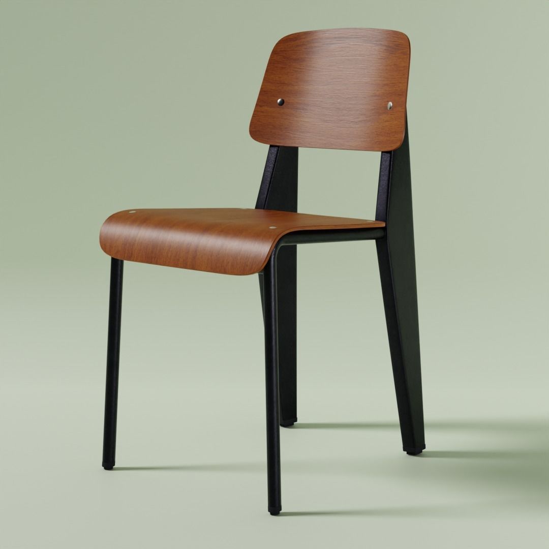 Vitra Standard Chair 3D model CGTrader