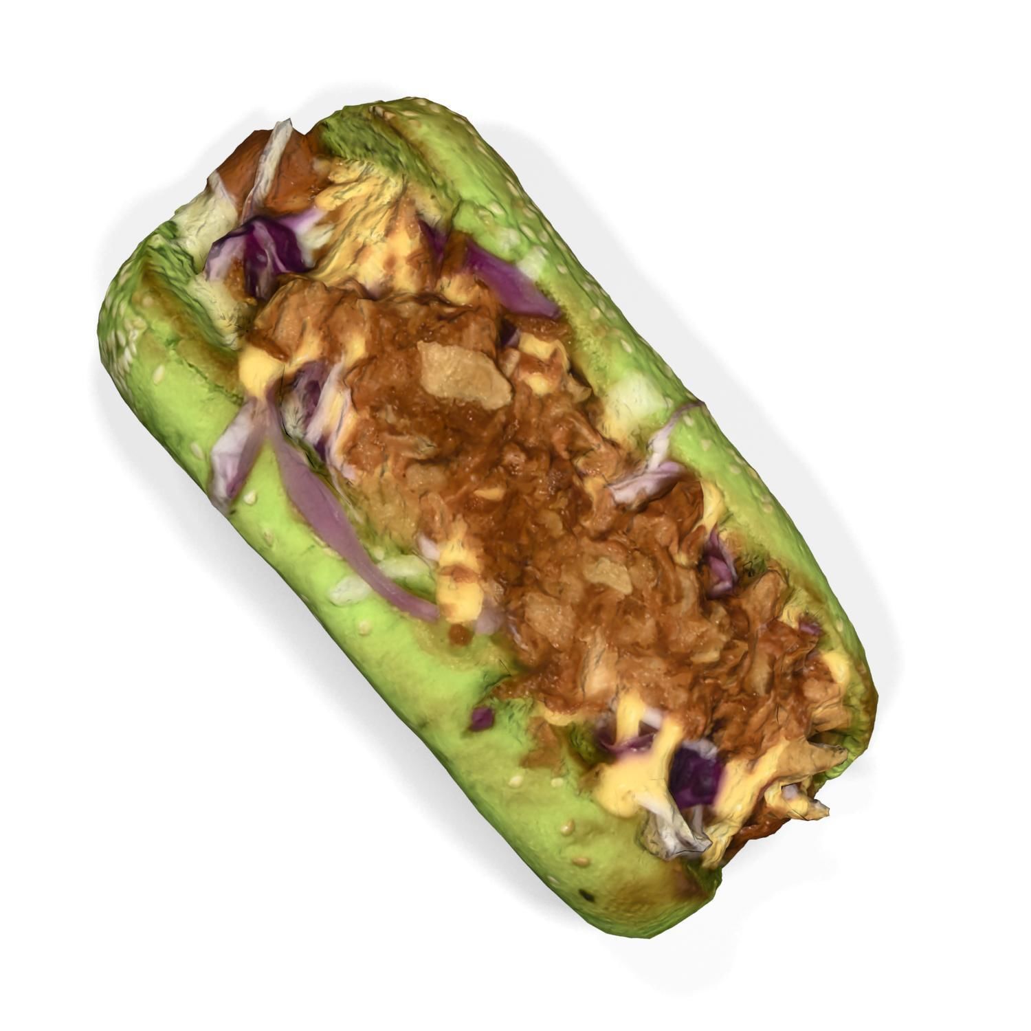 Green Hot Dog 3D CGTrader