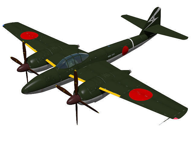 Mitsubishi Ki83 3D model