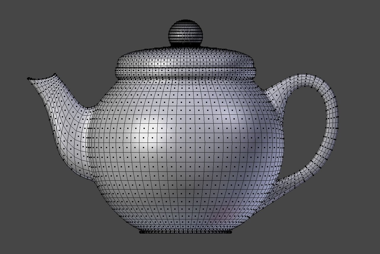 Colorful Teapot Set 3D Model OBJ 3DS FBX DAE