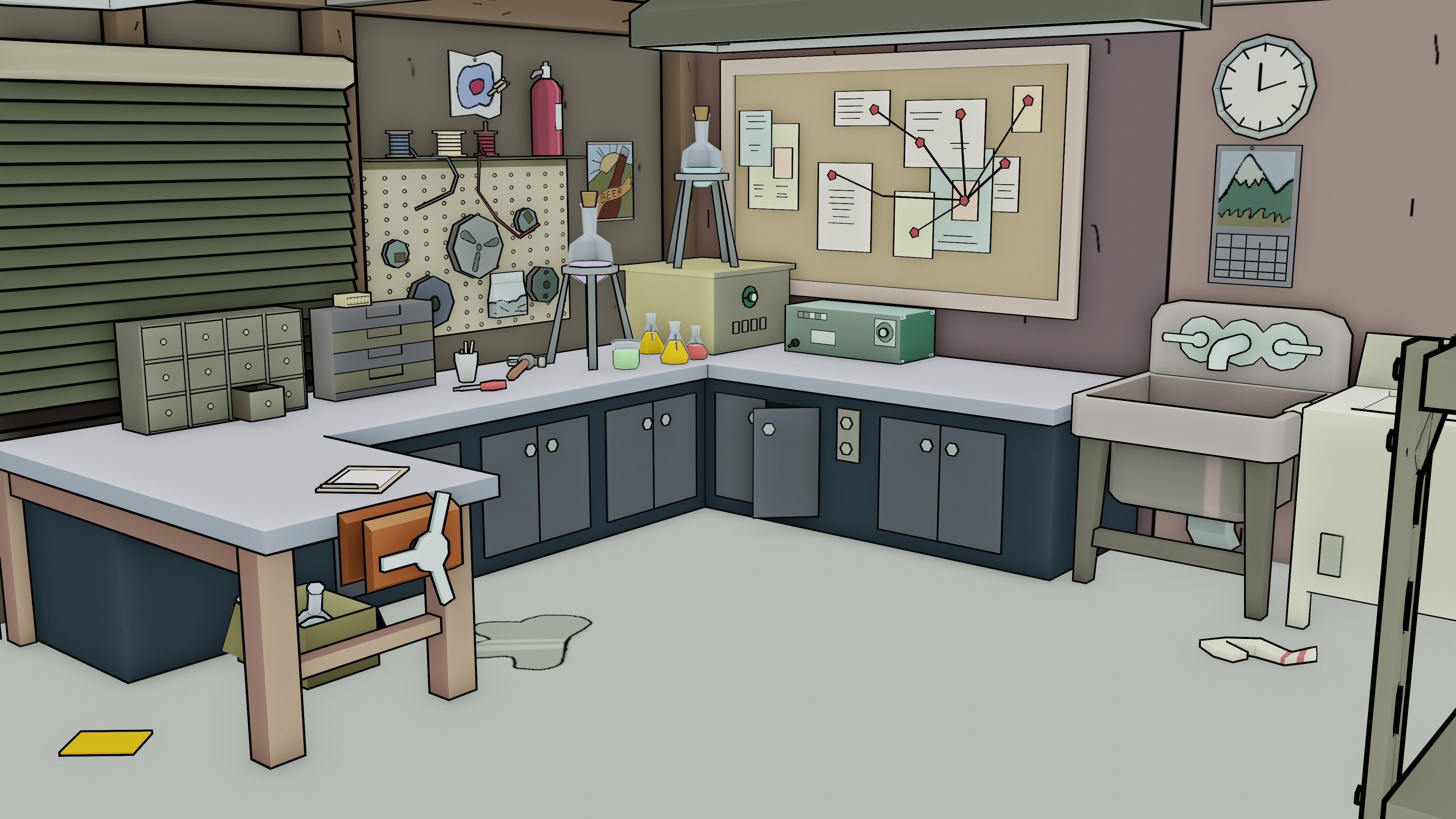 Ricks Garage Rick And Morty