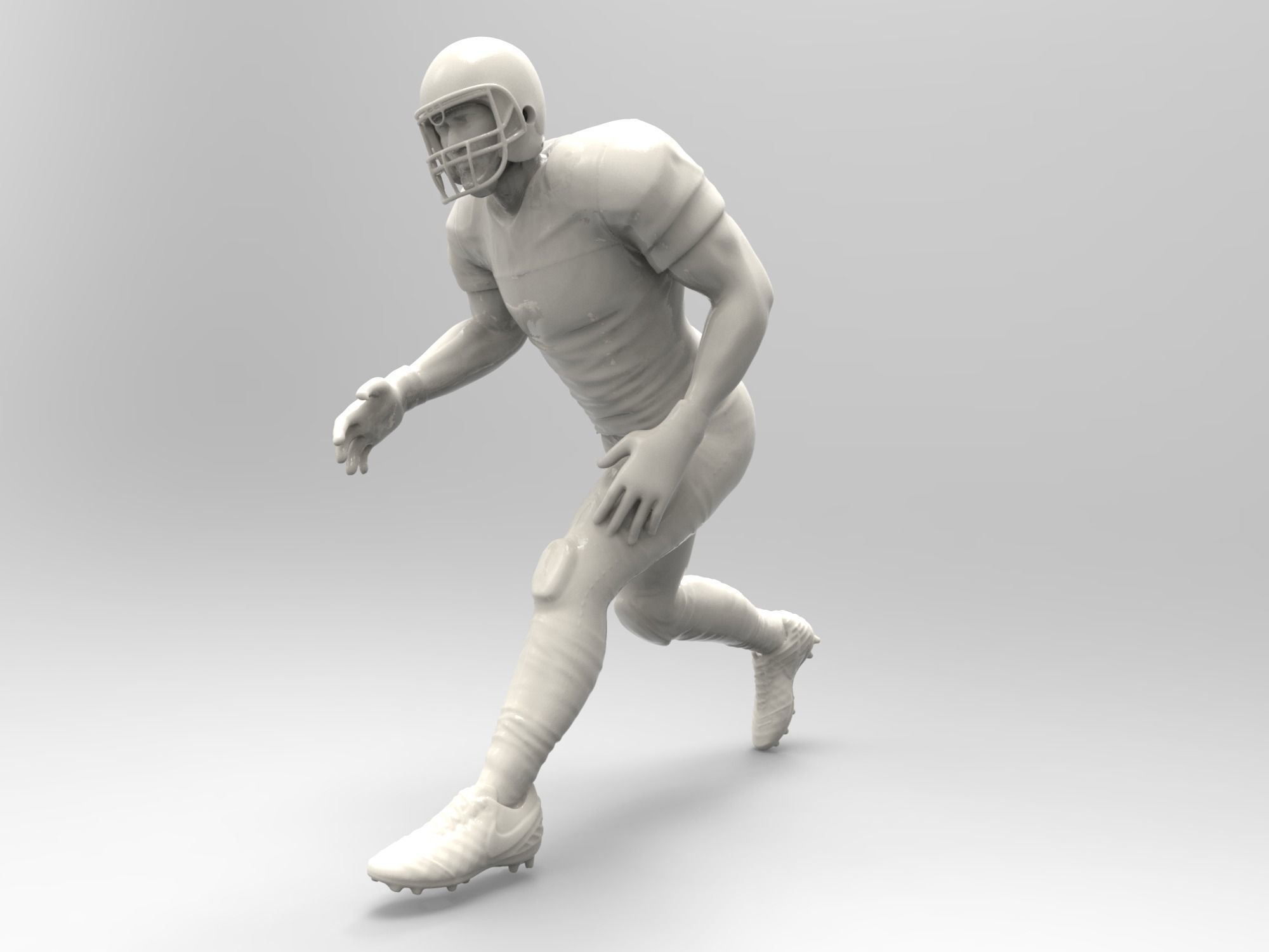 American footballer Pose