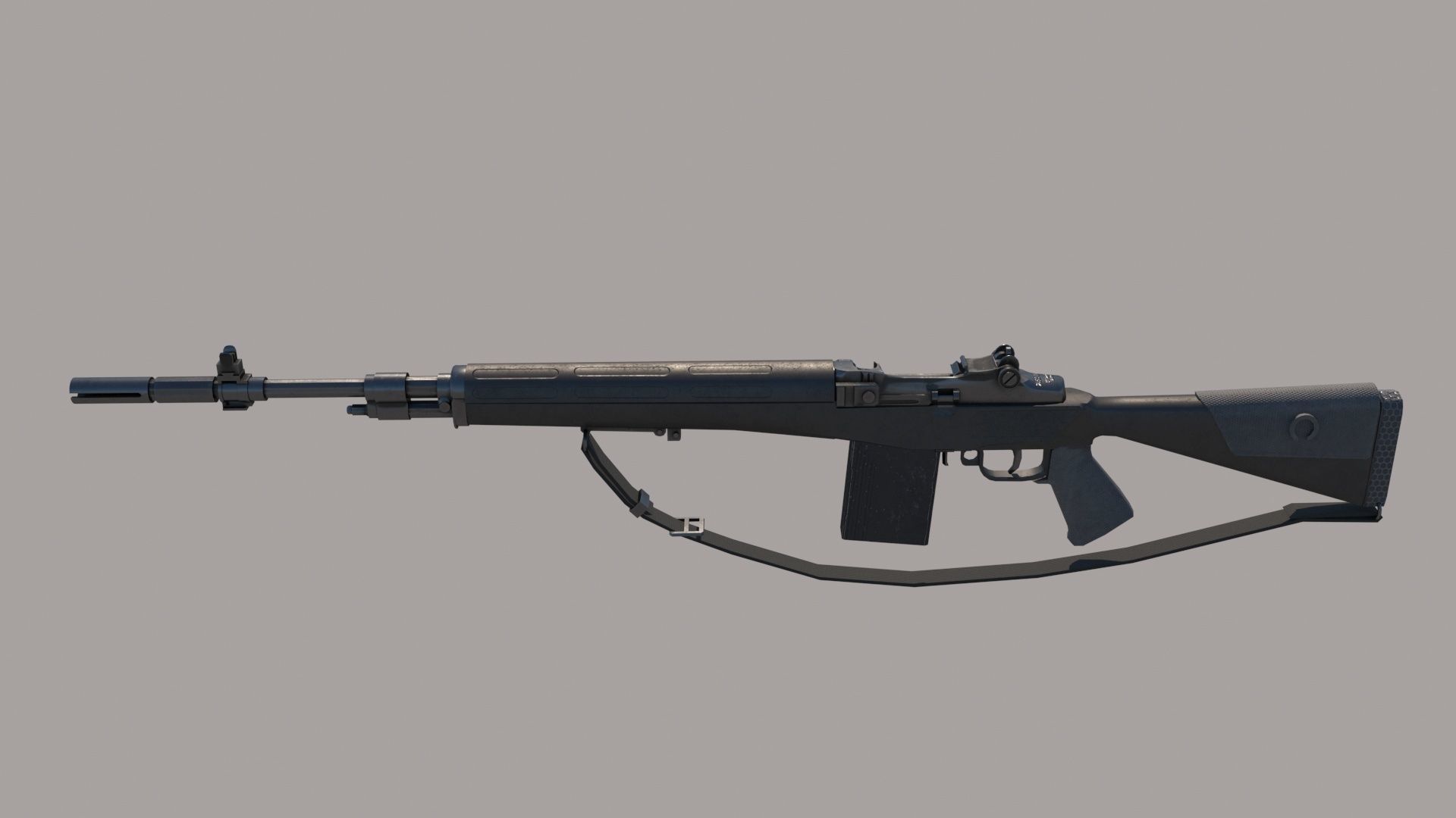 3D model M14 Rifle VR / AR / low-poly | CGTrader