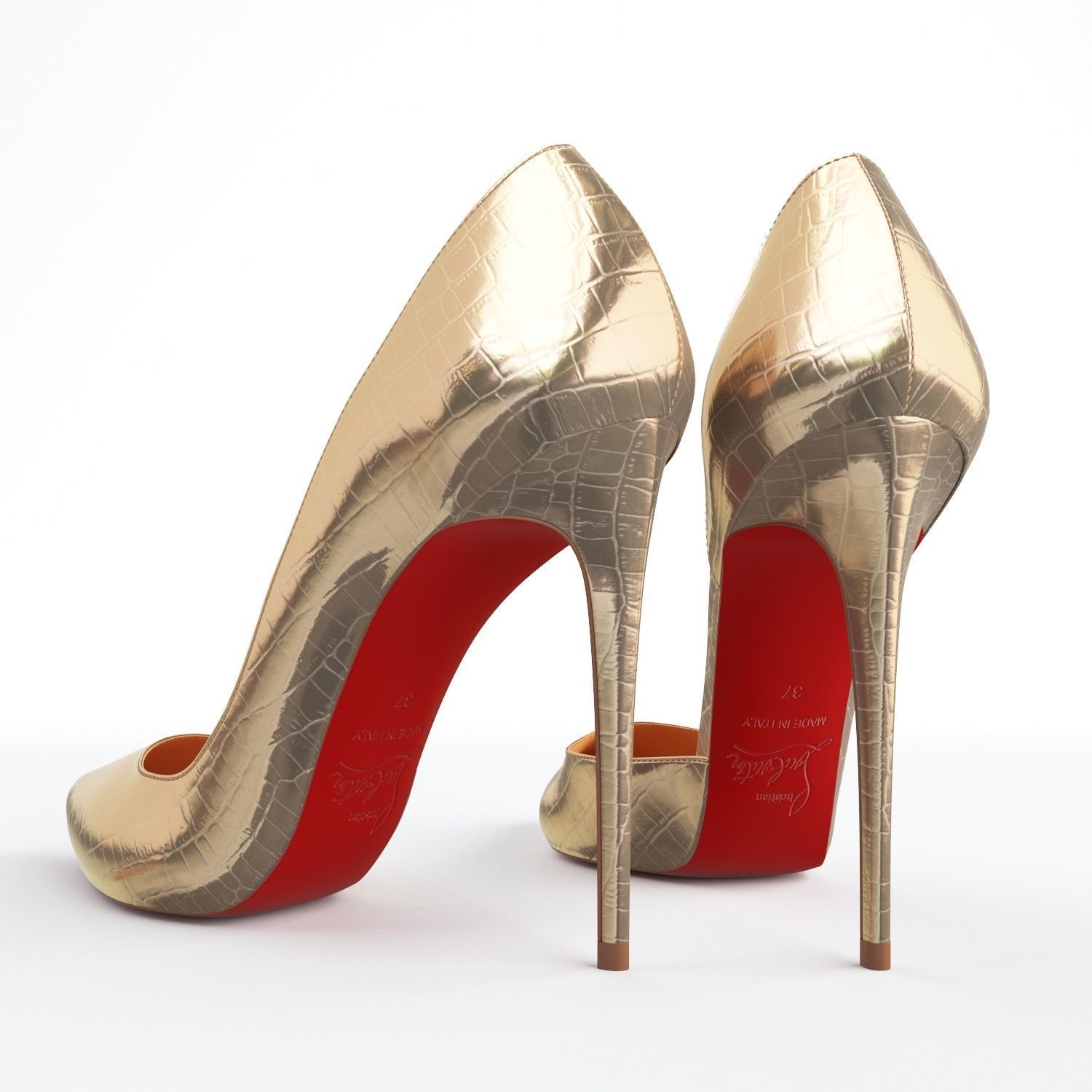 louboutin heels 100mm