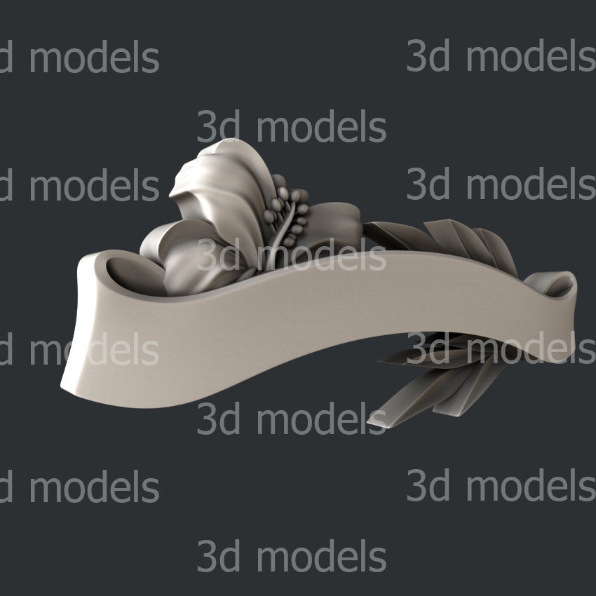3d STL models for CNC router ribbon set 3D model | CGTrader