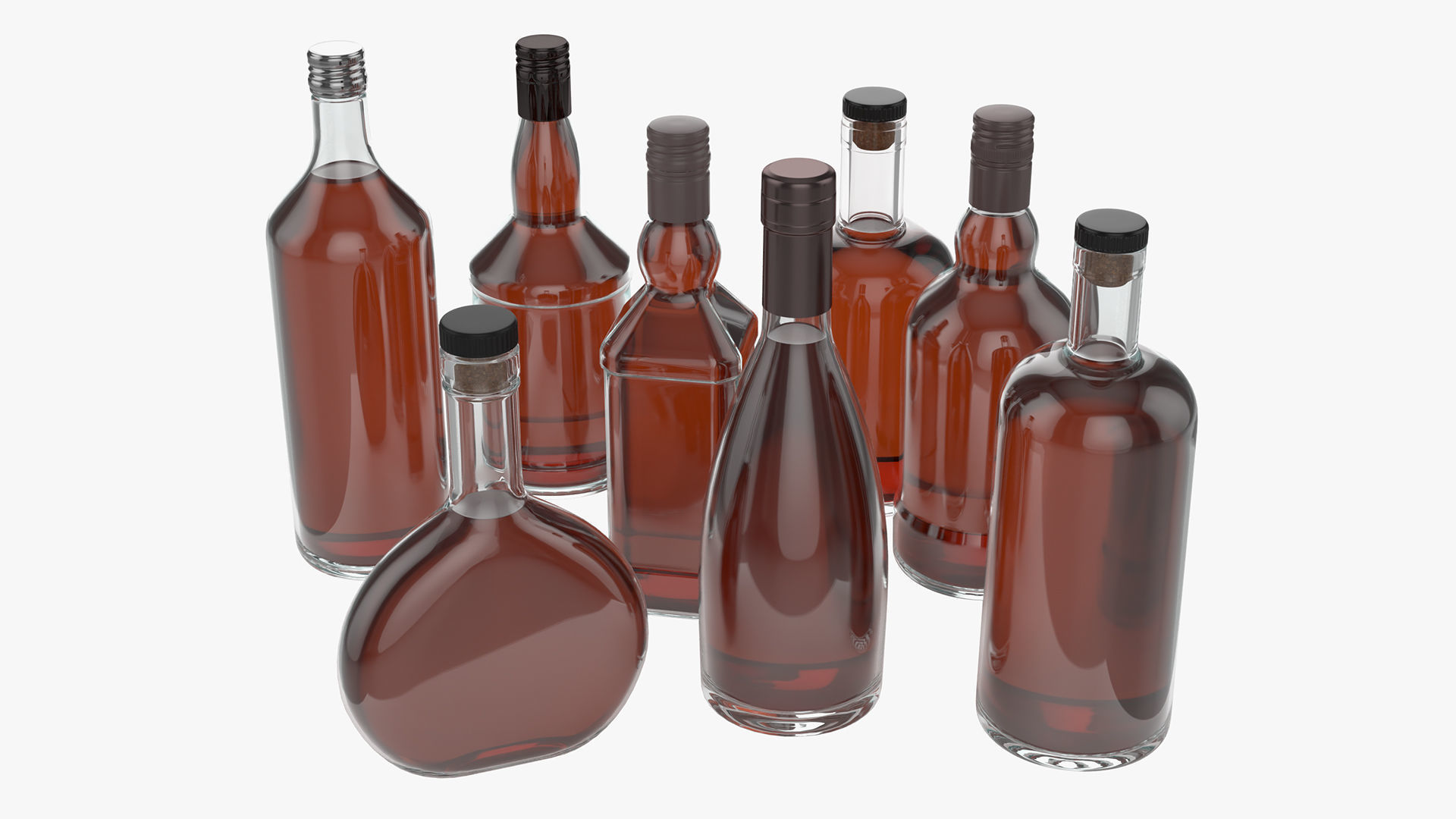 whiskey glass bottles vol1