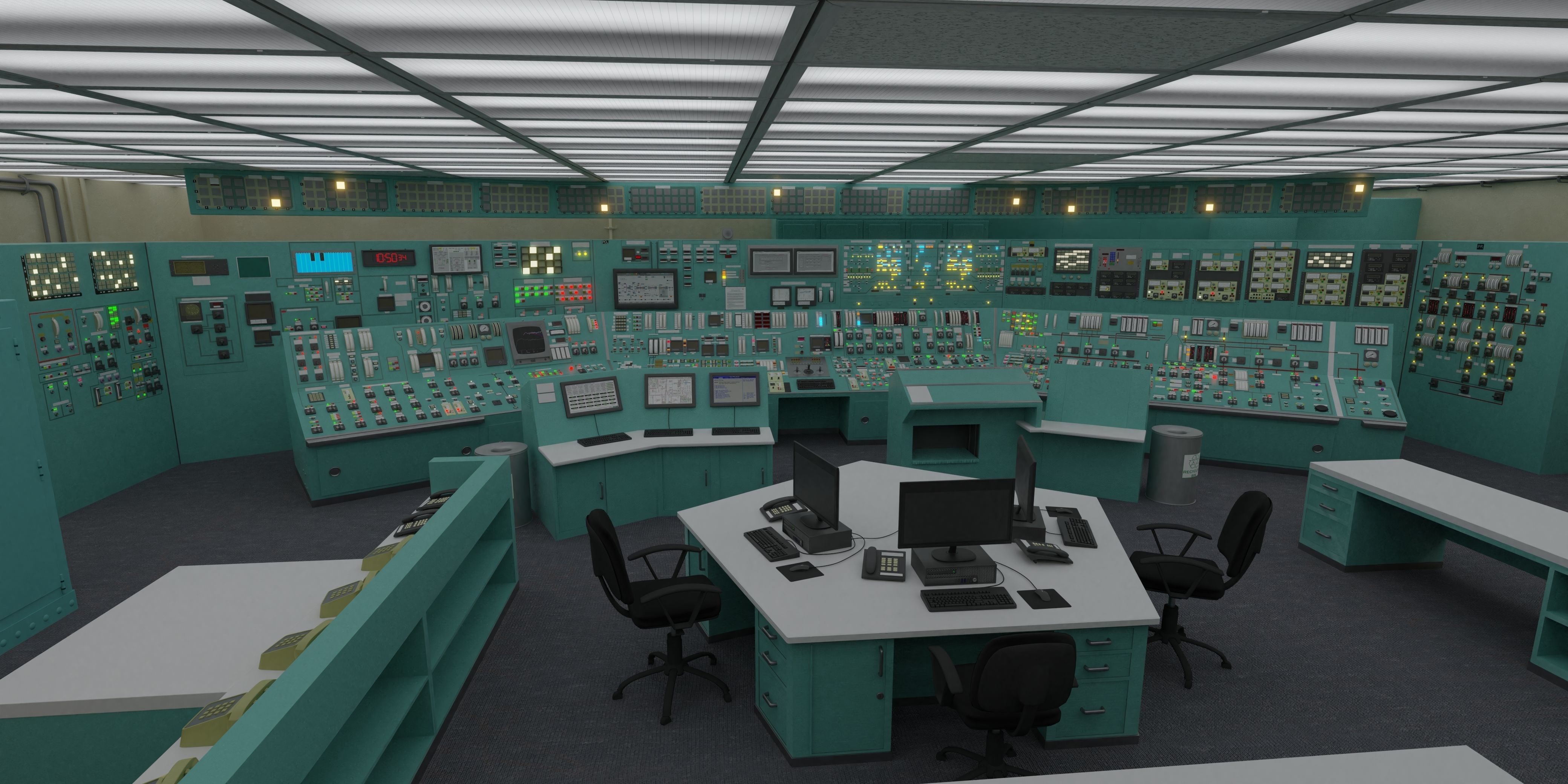 Control Room Of A Nuclear Power Plant The Tube Control Room Of A Nuclear Power Plant The Tube