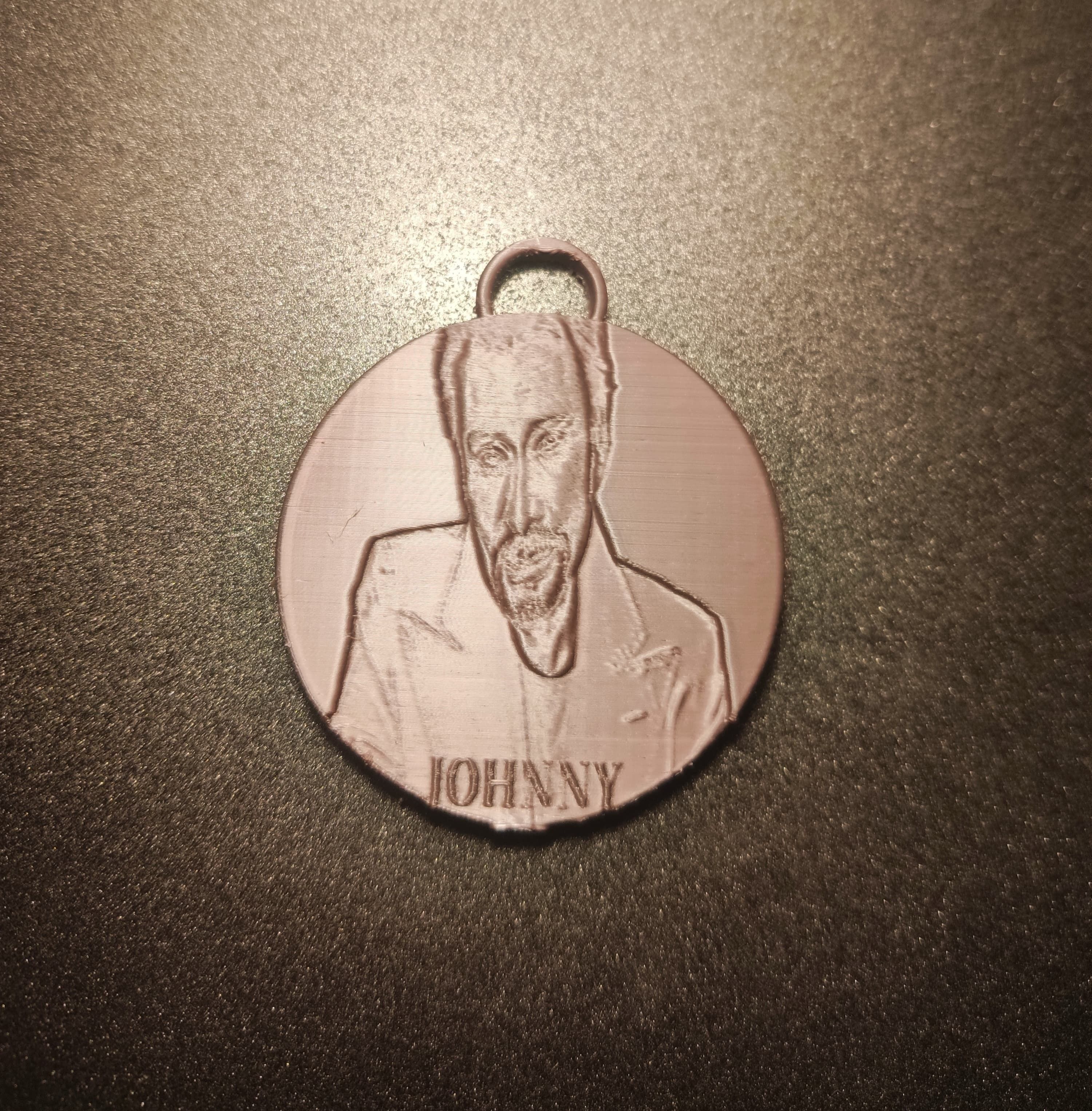 Porte clef johnny hallyday