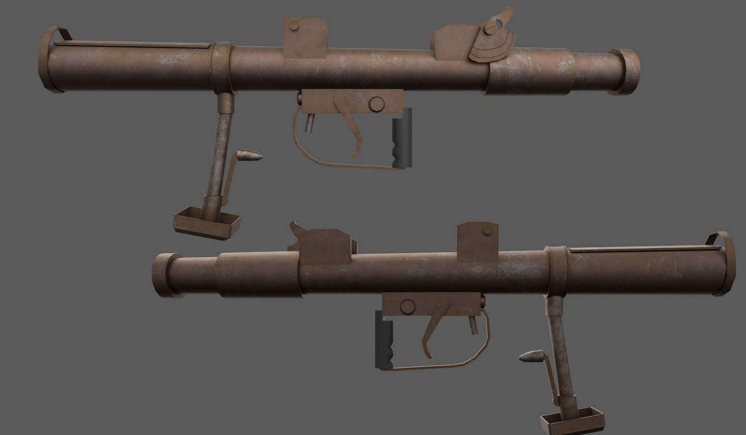 3D model PIAT British WW2 Weapon VR / AR / lowpoly CGTrader