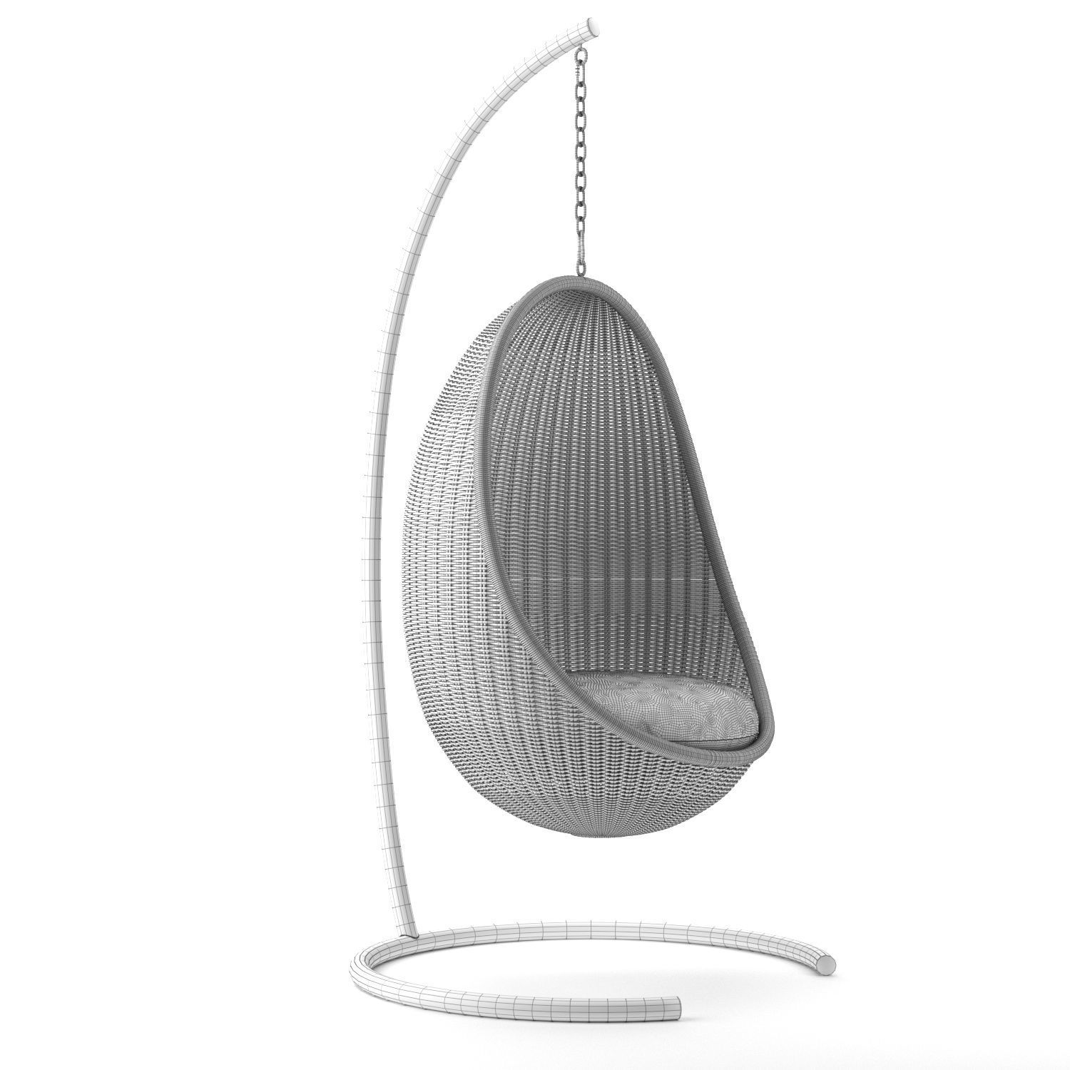 Hanging Egg Chair 3D model CGTrader