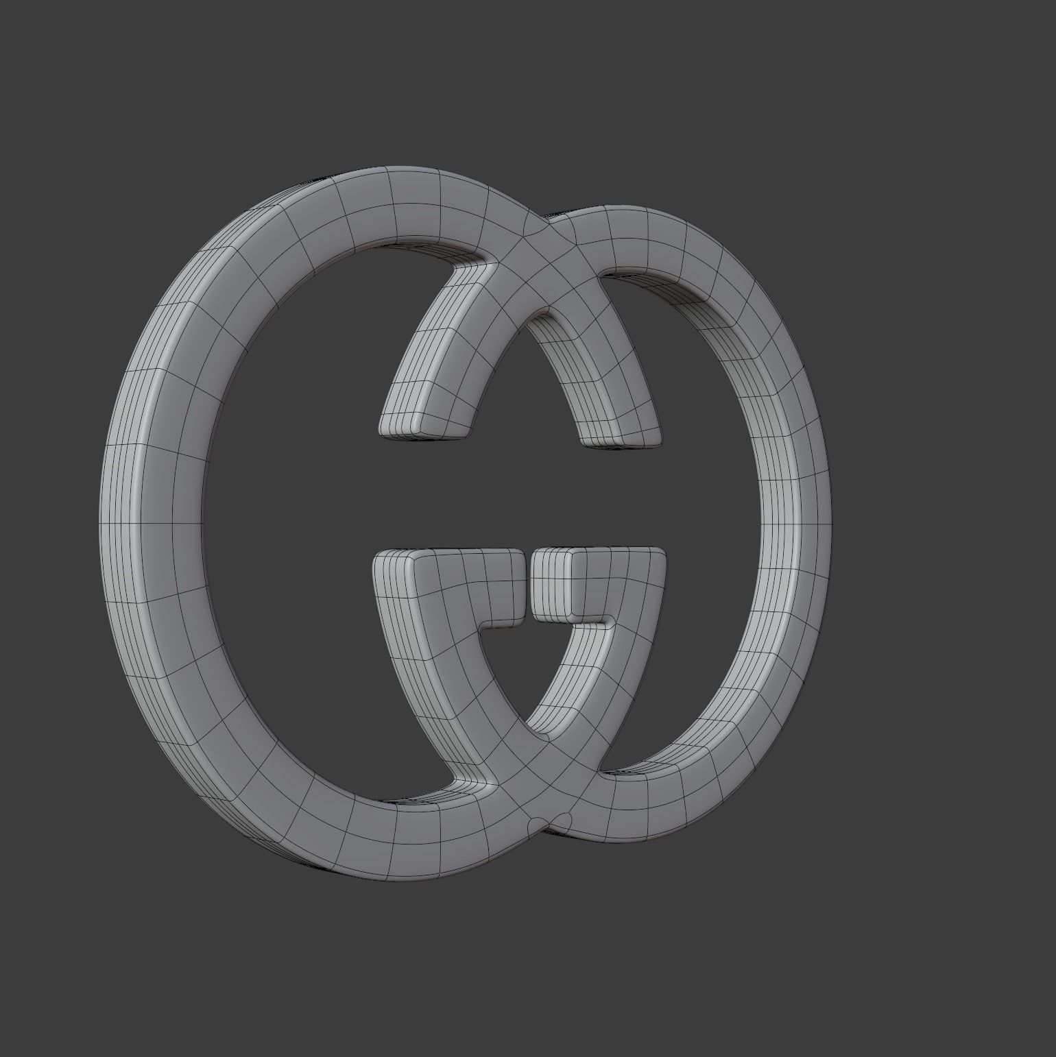 Gucci Logo 3D model | CGTrader