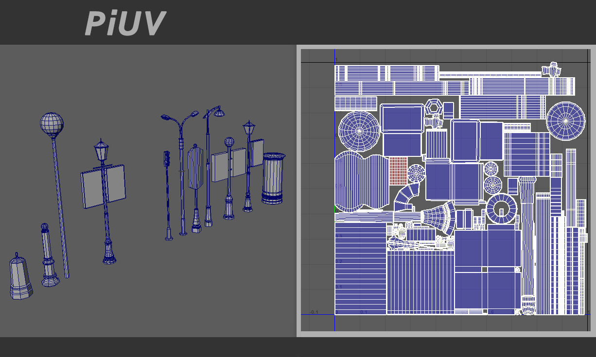 PiUV - Auto UV for Maya