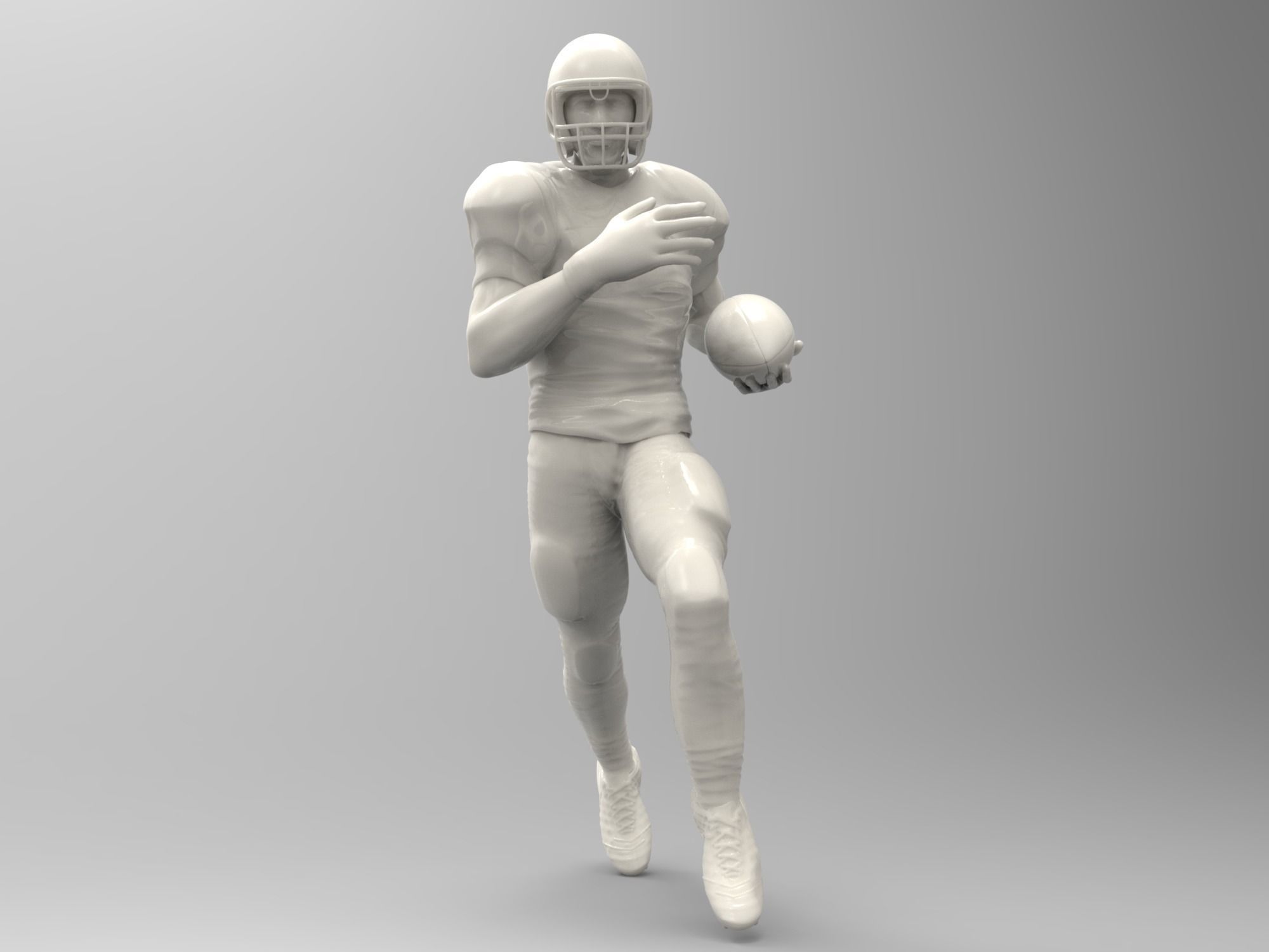 American footballer Pose