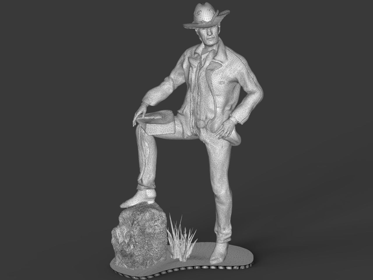 RDR2 Arthur Sculpture 3D model 3D printable CGTrader