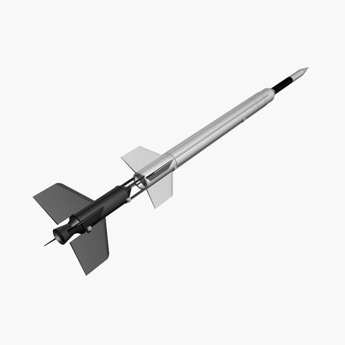 aerobee 300a rocket 3d cgtrader