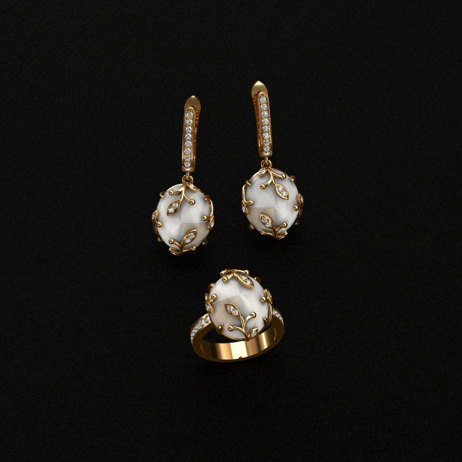 Ring and Earrings