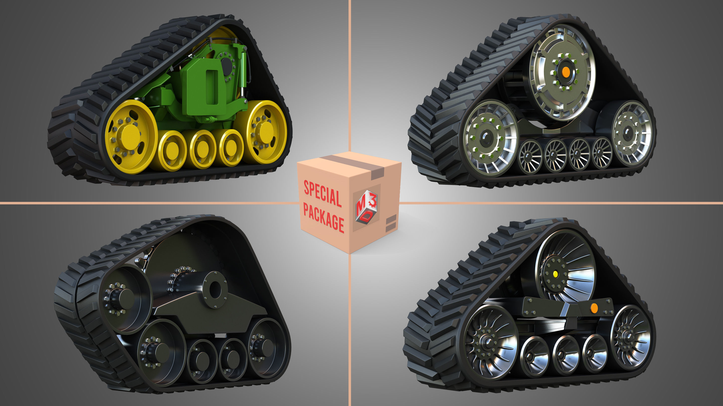 Rubber Crawler Track Systems - Package