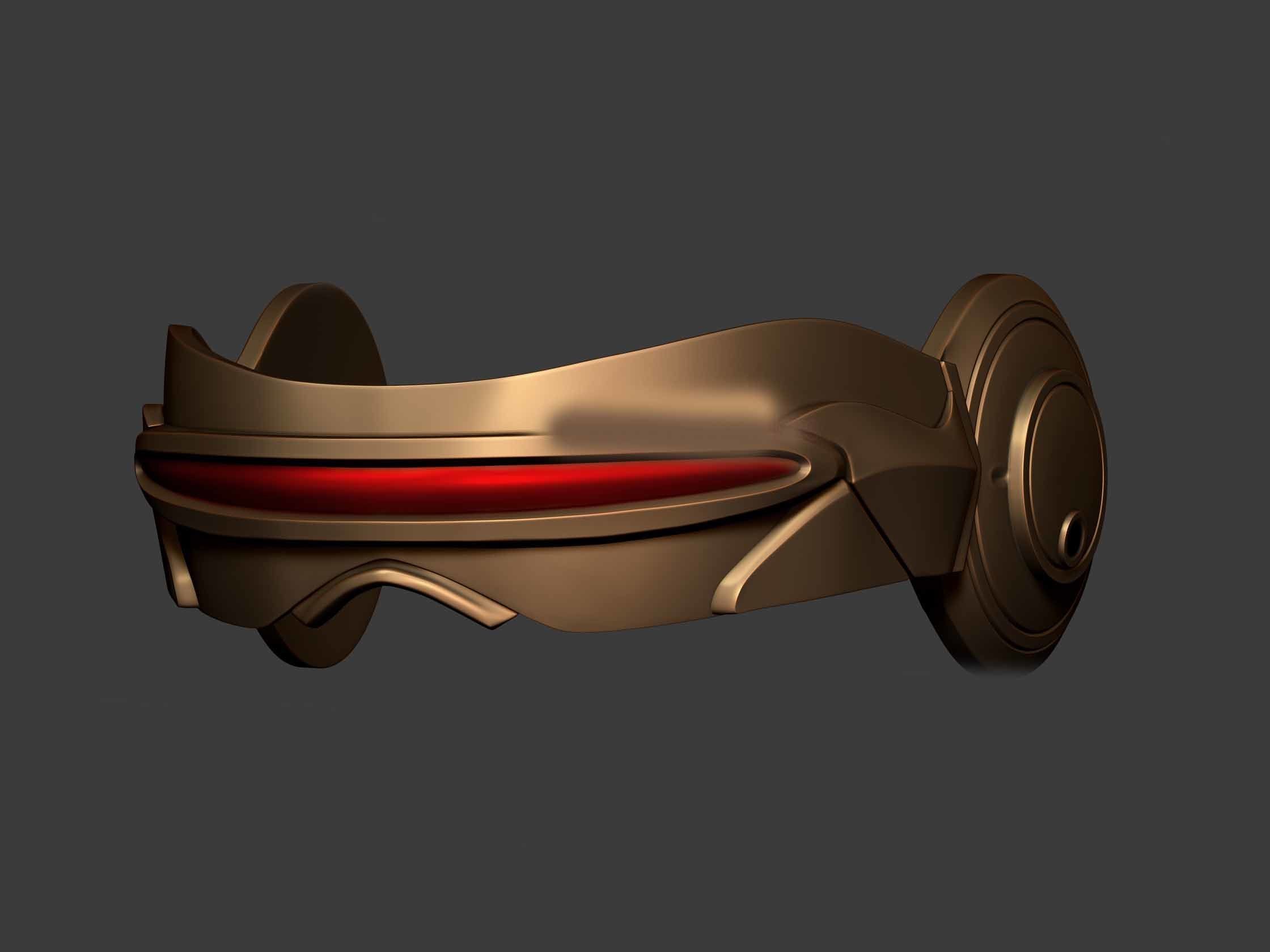 Cyclops XMen Mask Marvel Cosplay Helmet 3D model 3D printable CGTrader