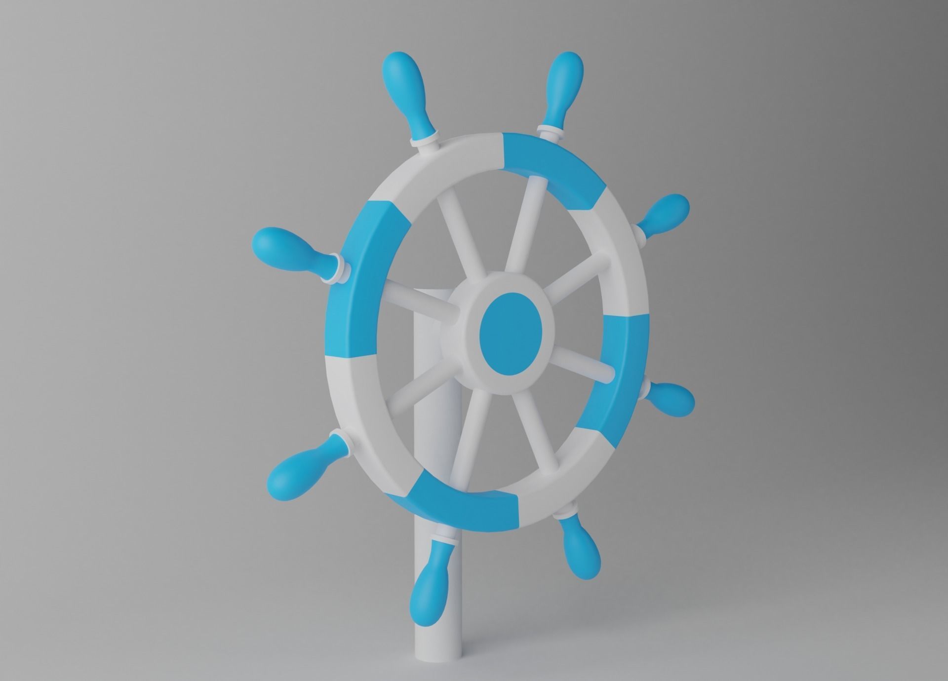 3D model Ships Steering Wheel VR / AR / lowpoly CGTrader