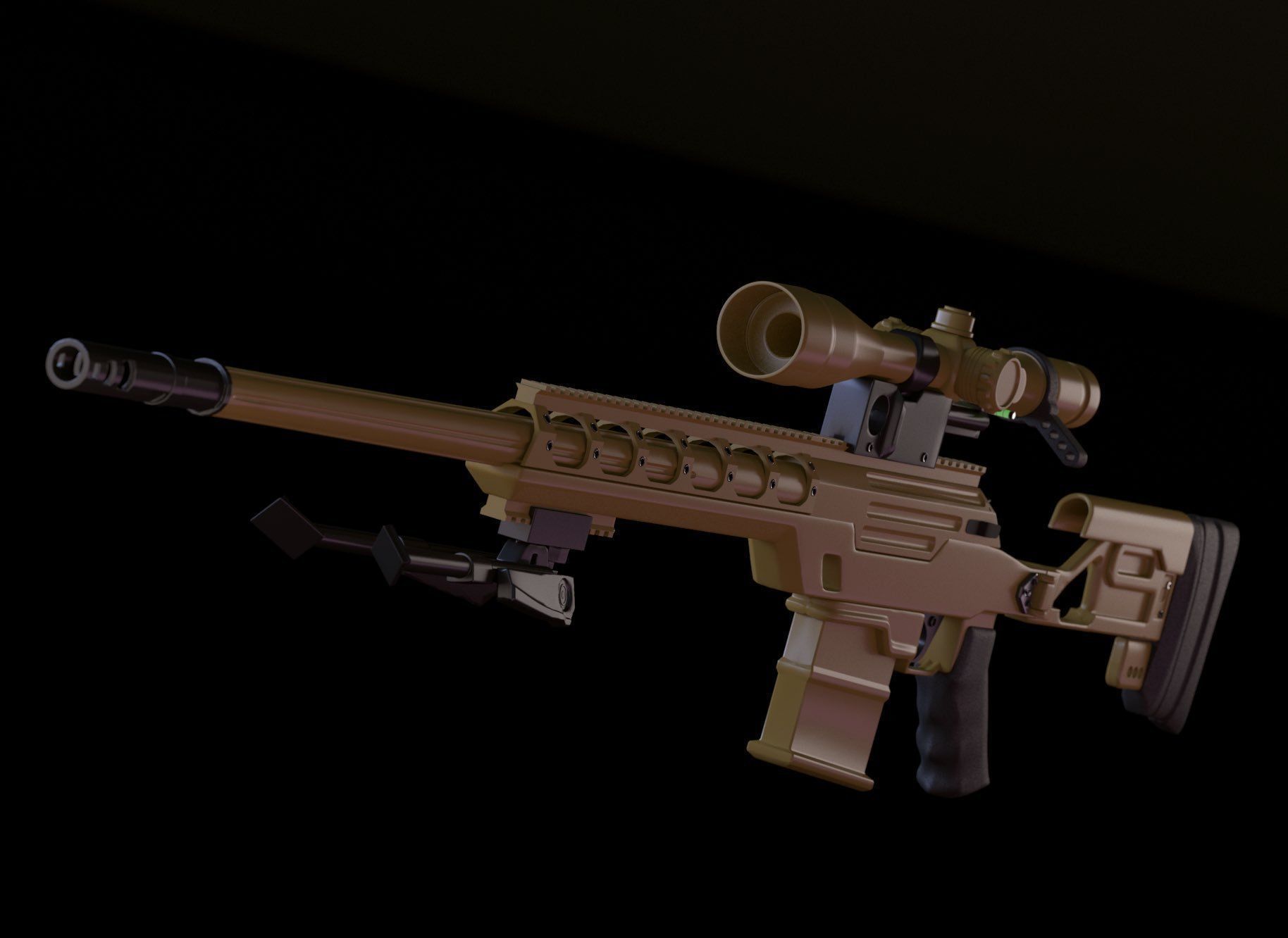 3D model Ballista bo2 sniper VR / AR / lowpoly CGTrader