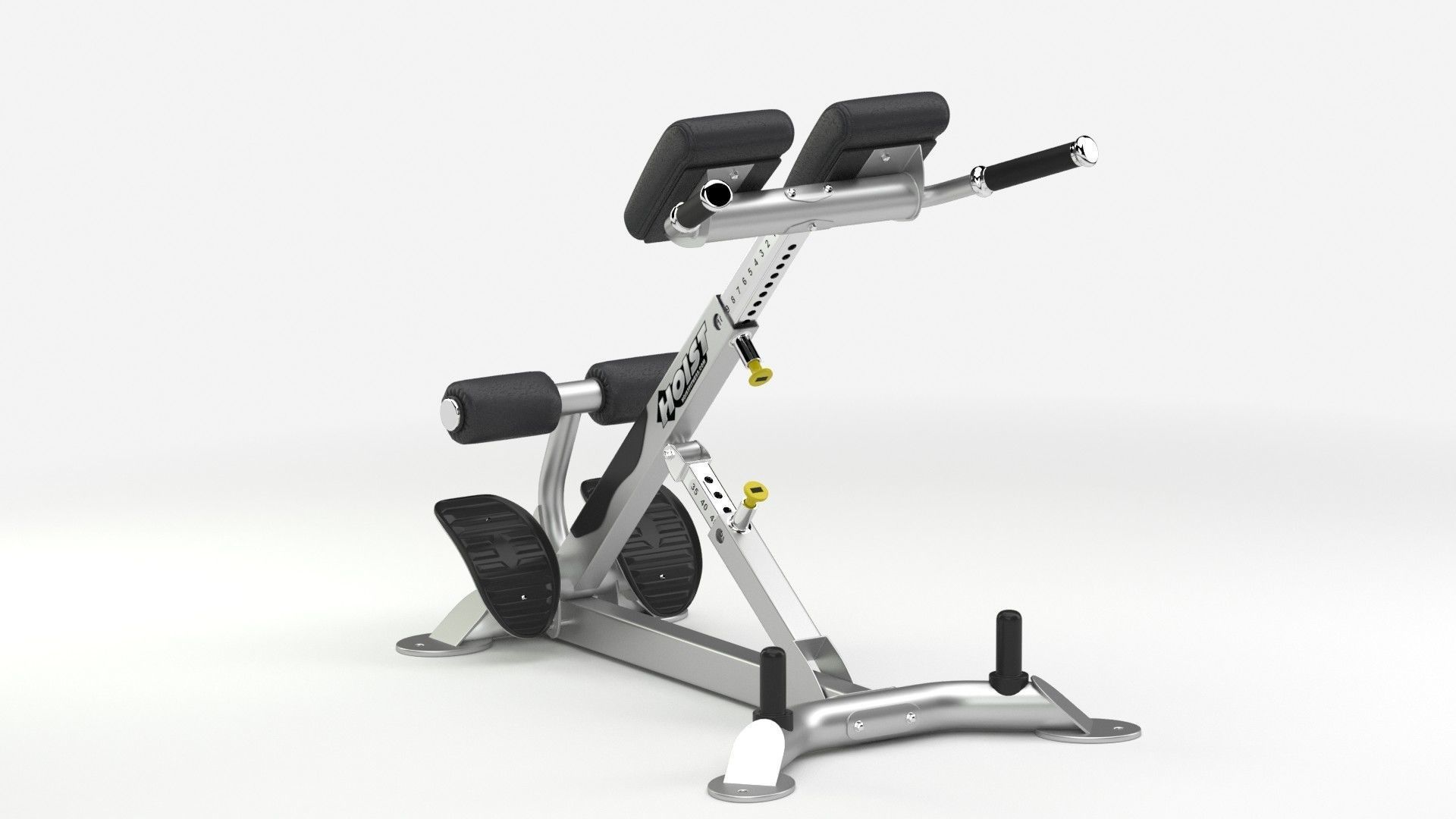 Hoist Hyperextension gym equipment 3D model CGTrader