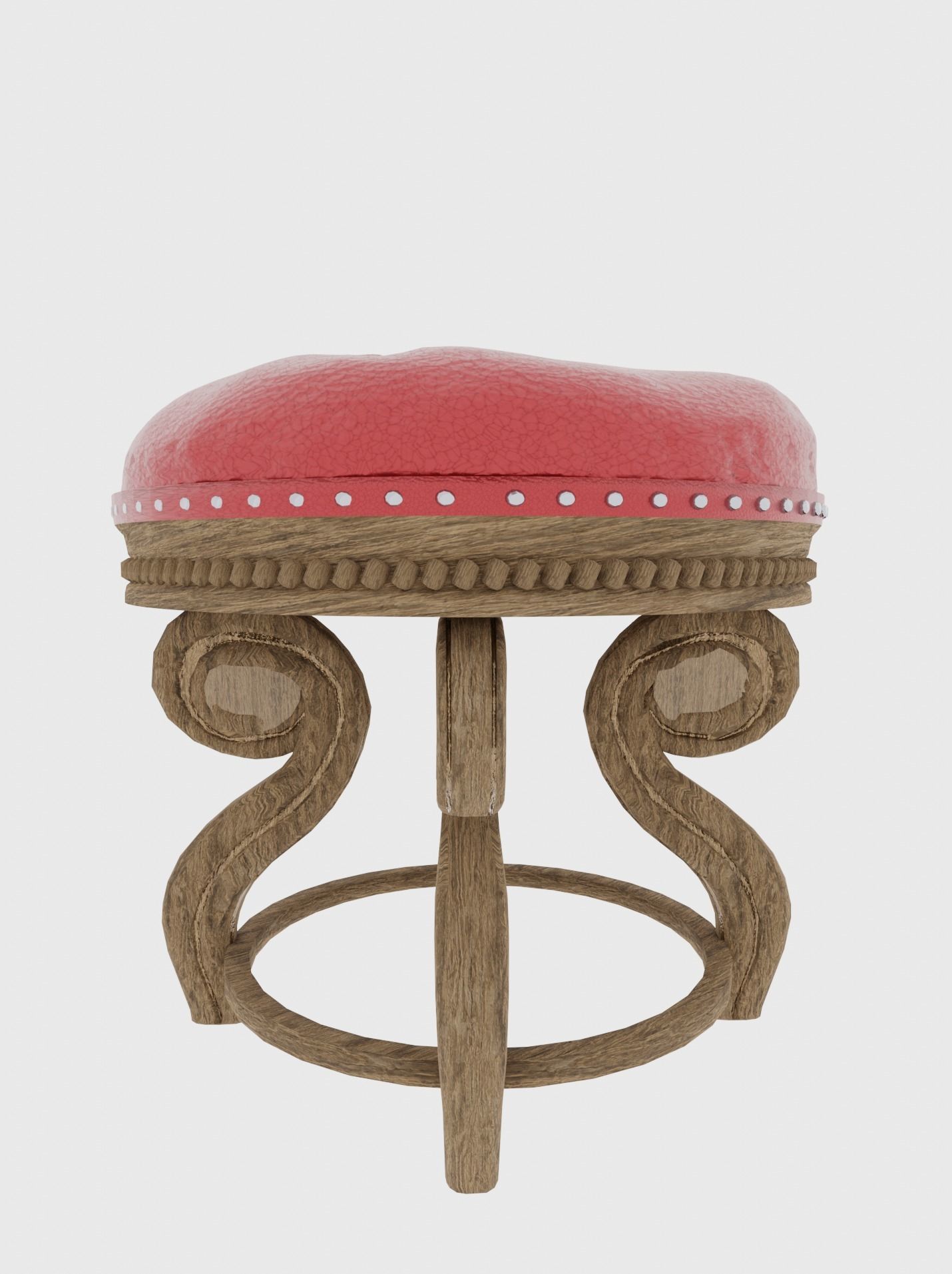 3D model PBR Classic stool | CGTrader