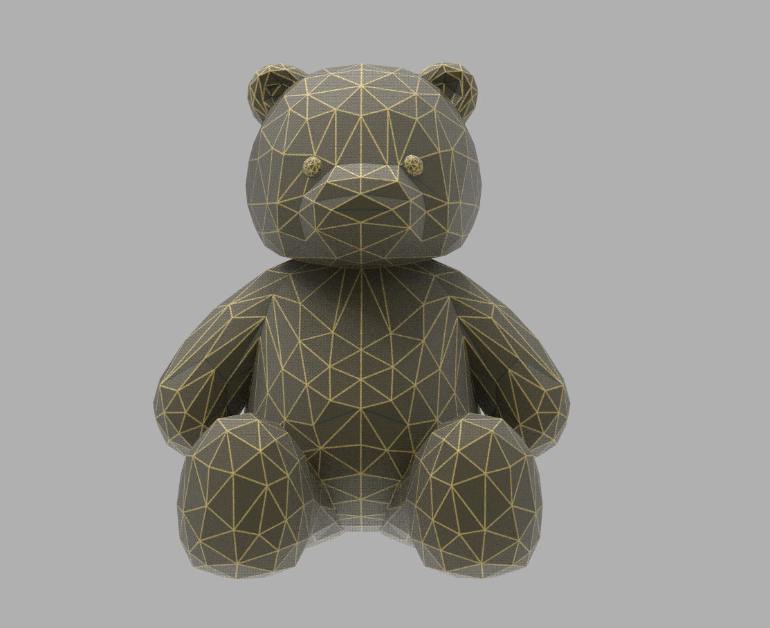 Low Poly Teddy Bear