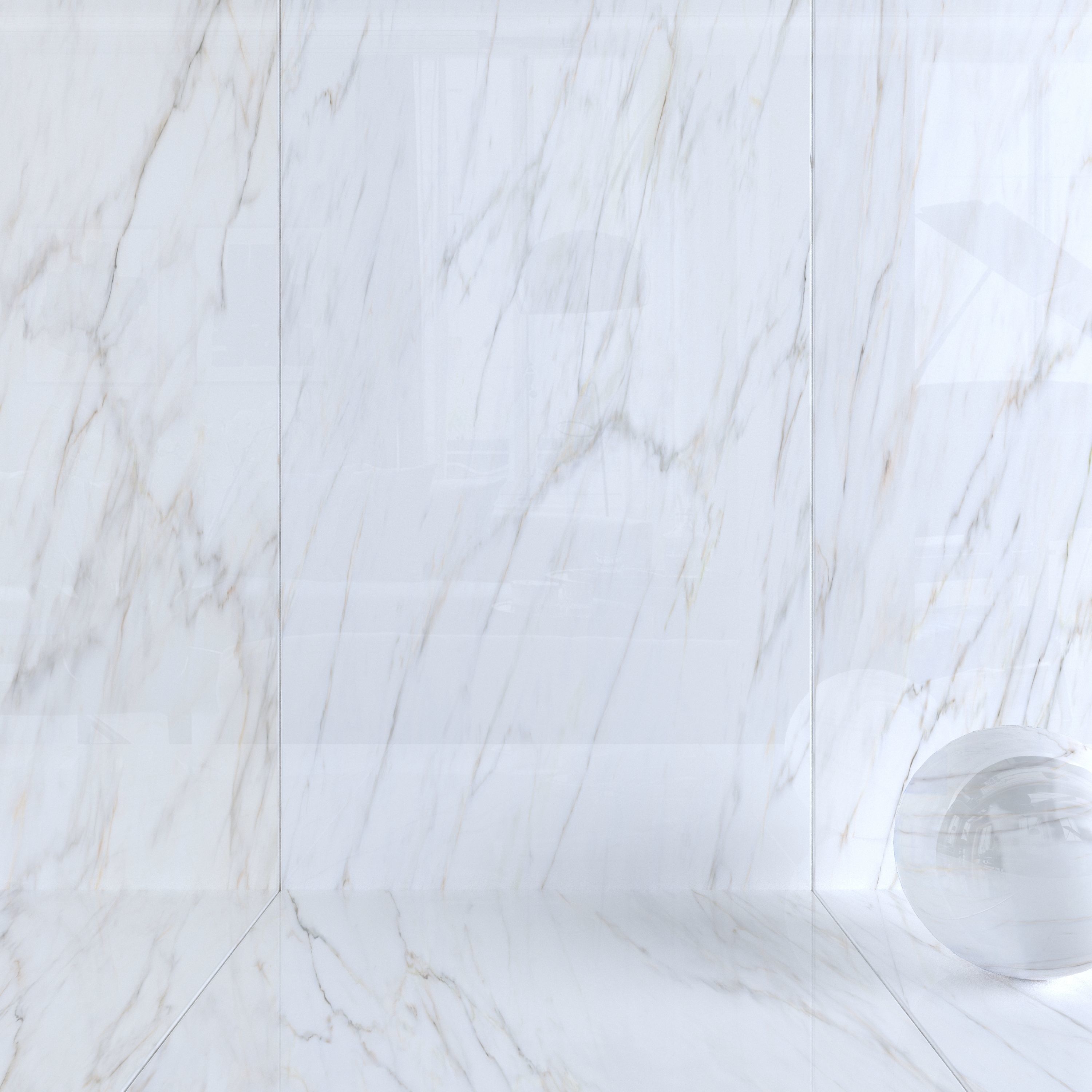 Wall Tiles Museum Gioia Silver 160x320 Set 1 Texture