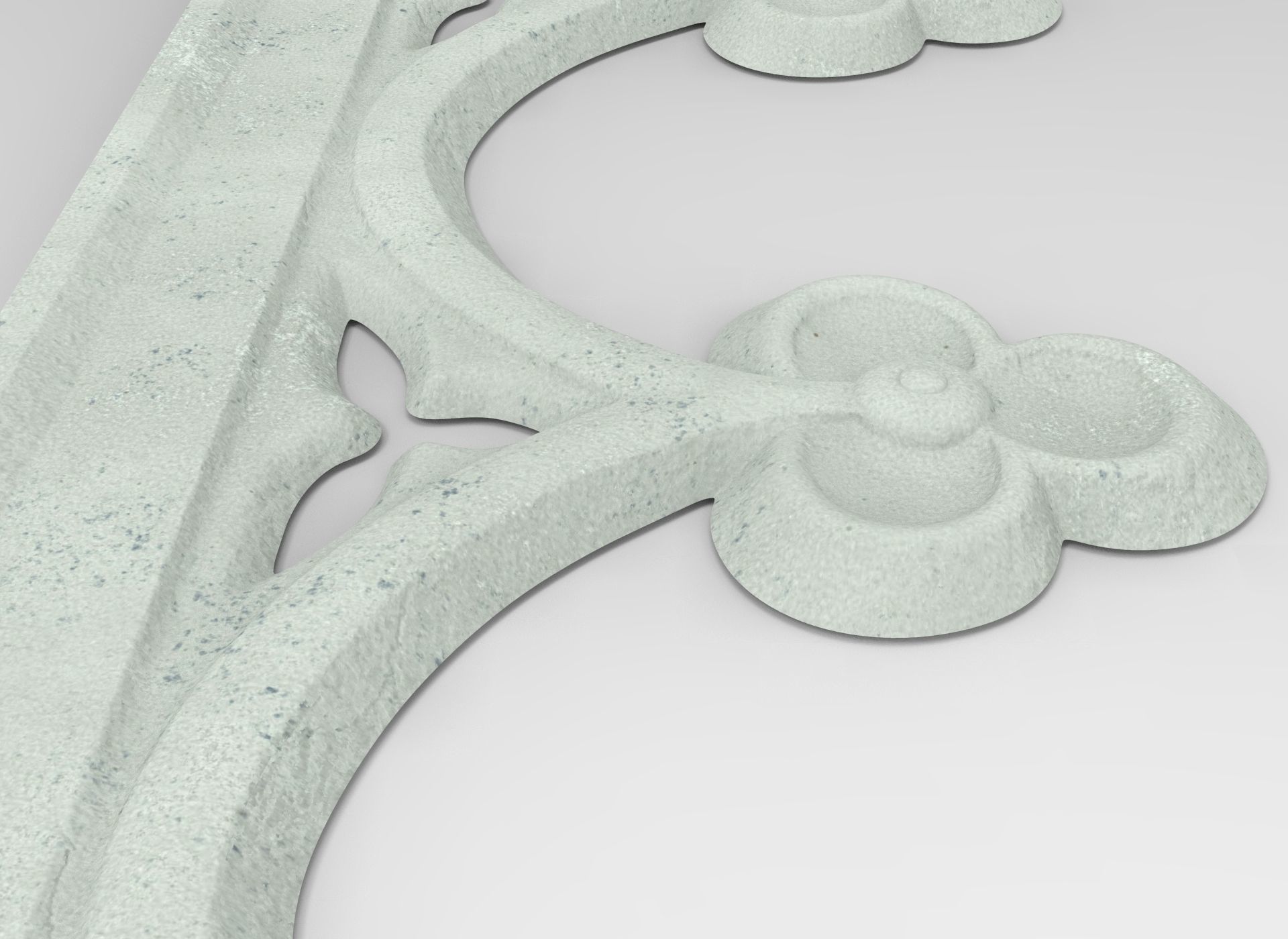 Decorated friezes with trefoil for CNC on printer HD model 3D model 3D ...