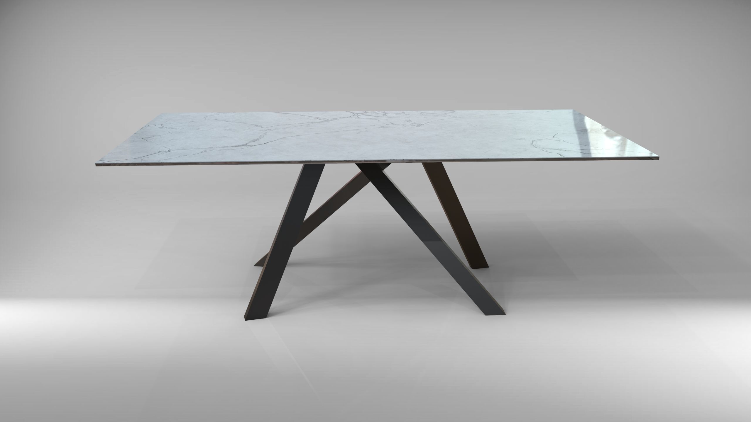 Ceramic Glass Table 3D model CGTrader