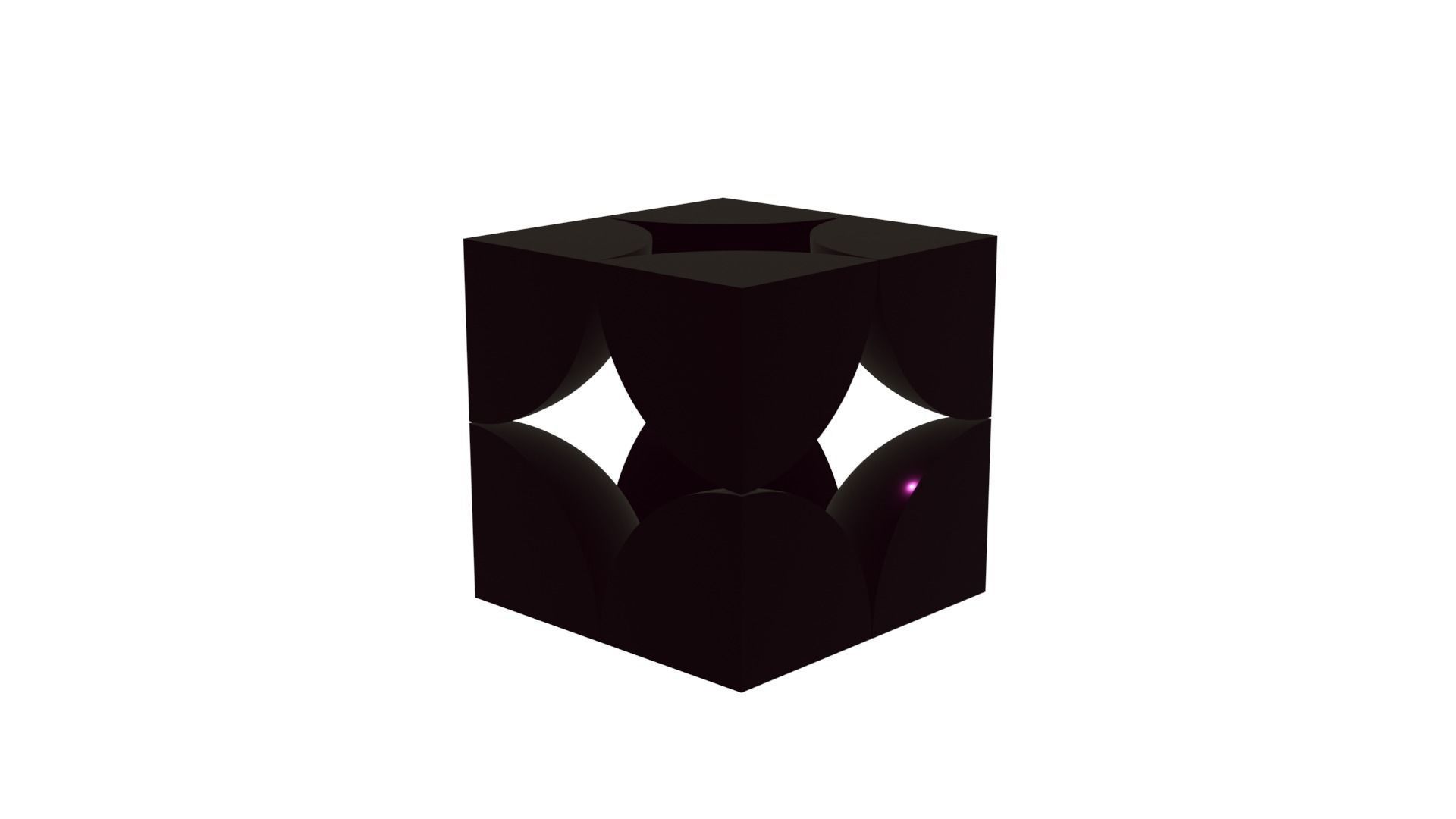 Simple Cubic Lattice free 3D model animated | CGTrader