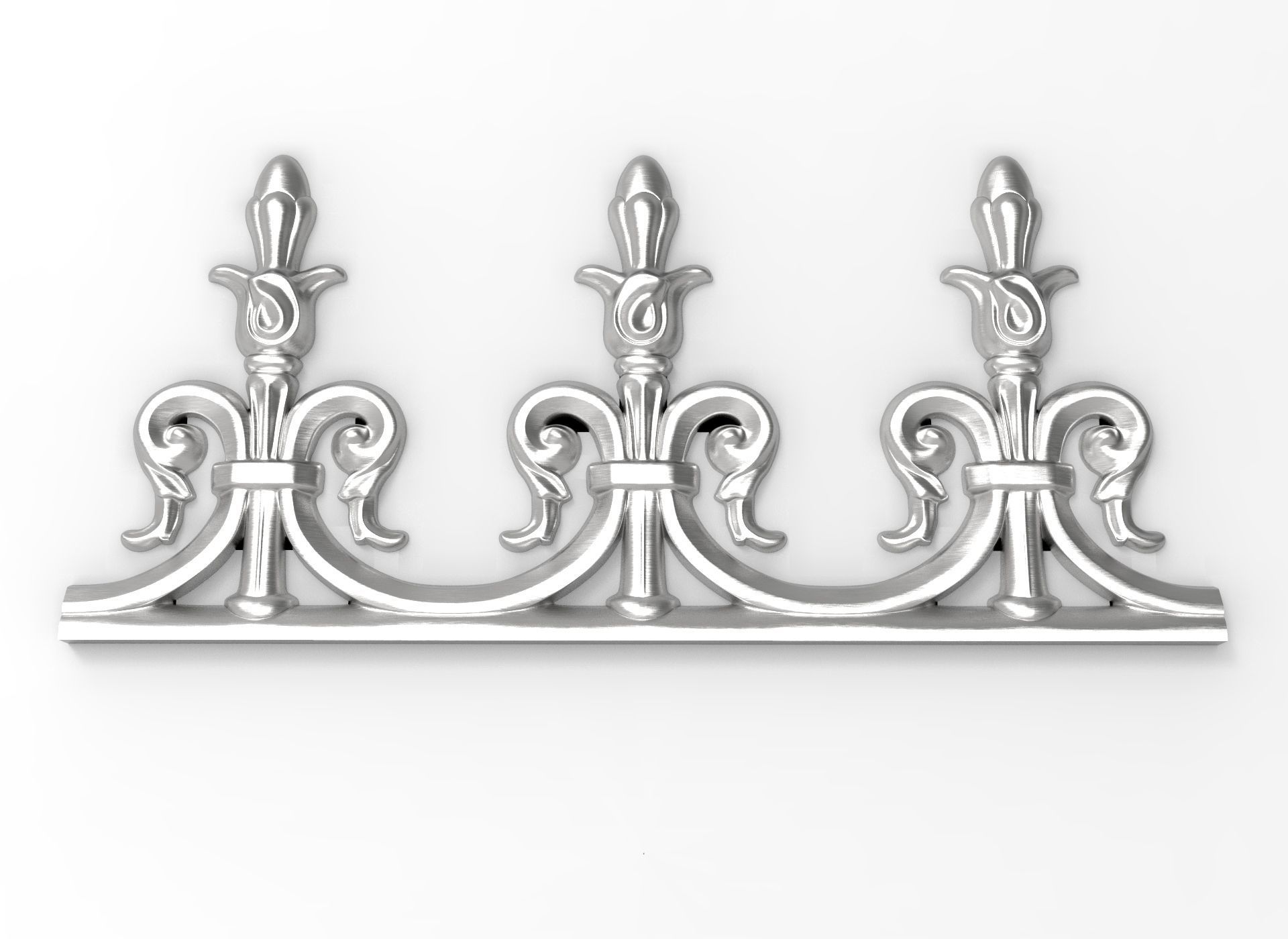 Roof ornement friezes tulip pattern HD model for CNC or Printer 3D ...
