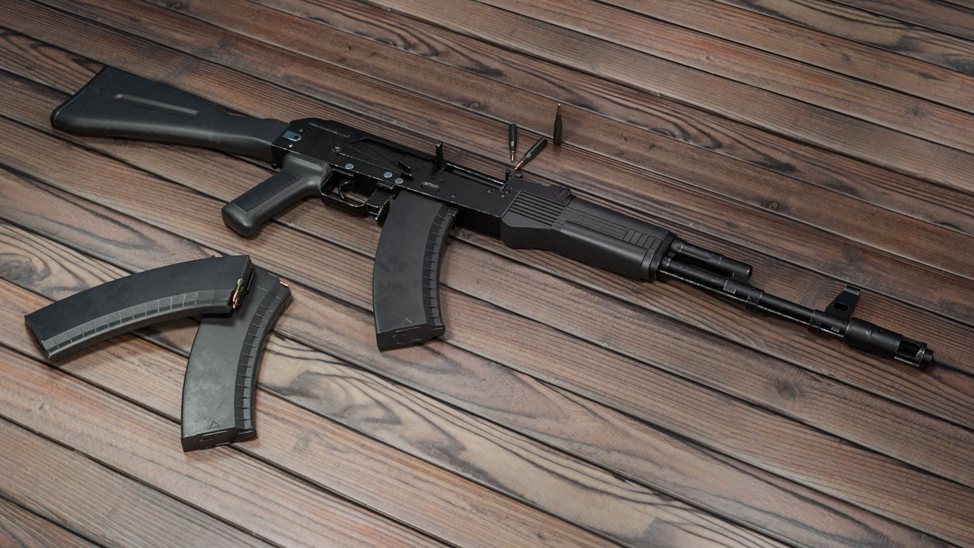 3D model AK74M VR / AR / low-poly | CGTrader