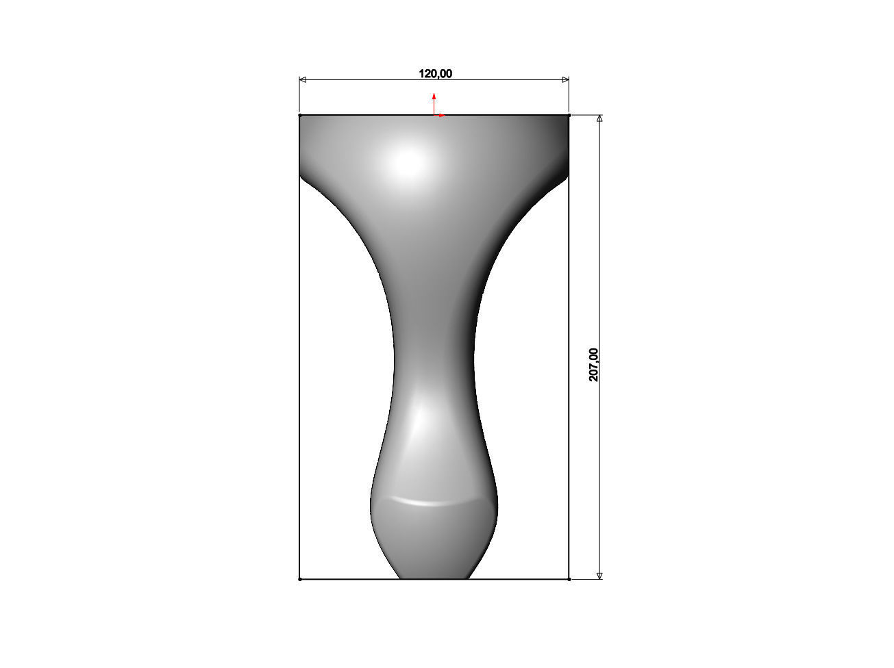 Antique Queen Anne Leg and Feet 3D model 3D printable | CGTrader