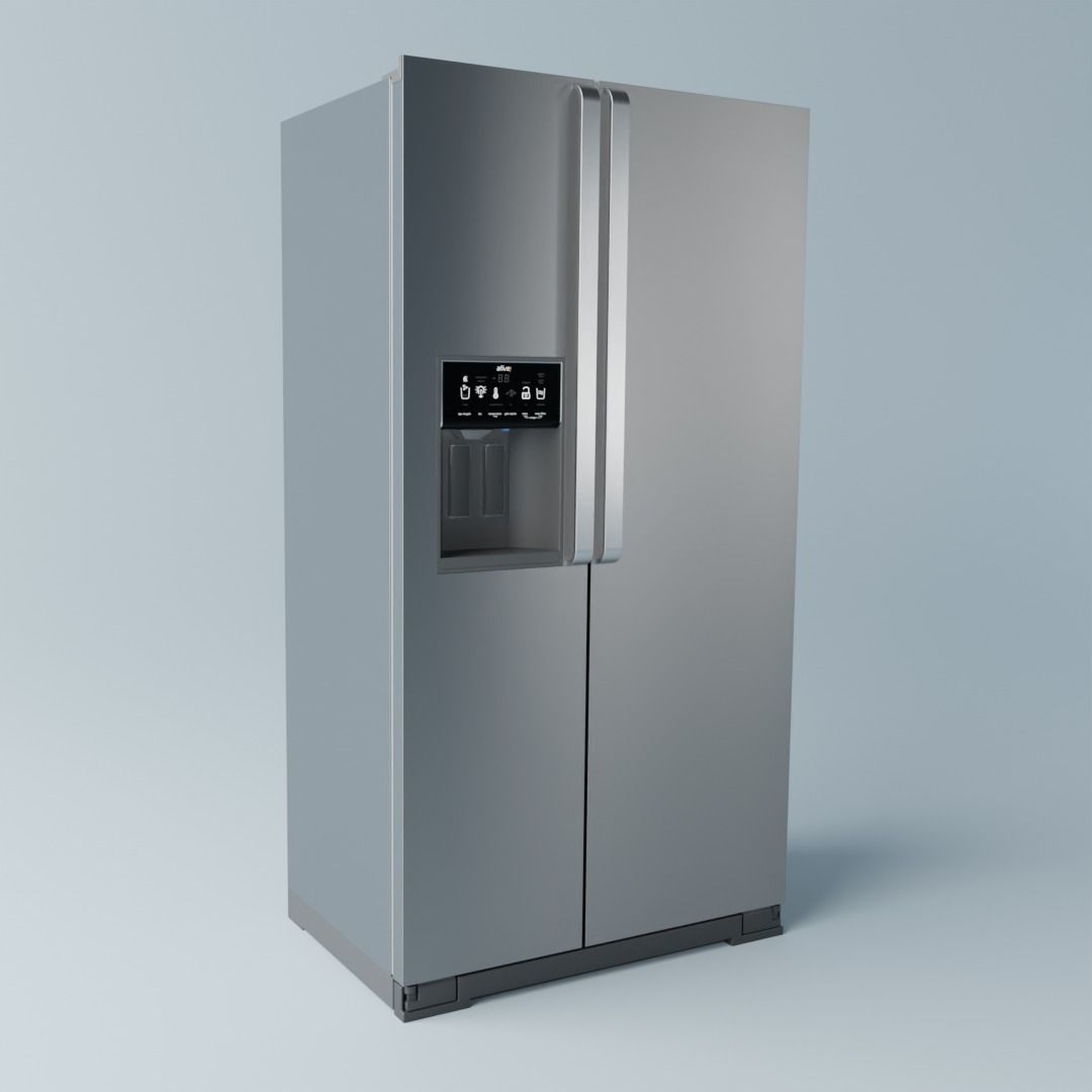 Brastemp Side by Side Refrigerator - Stainless Steel