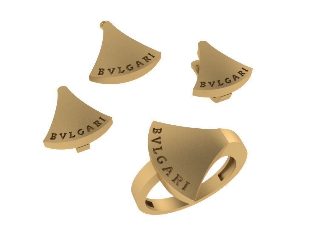 Bvlgari set 3D model