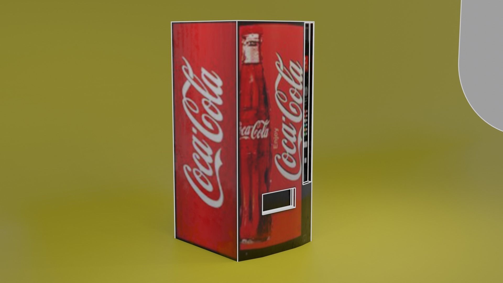 Cocacola Fridge free VR / AR / lowpoly 3D model CGTrader