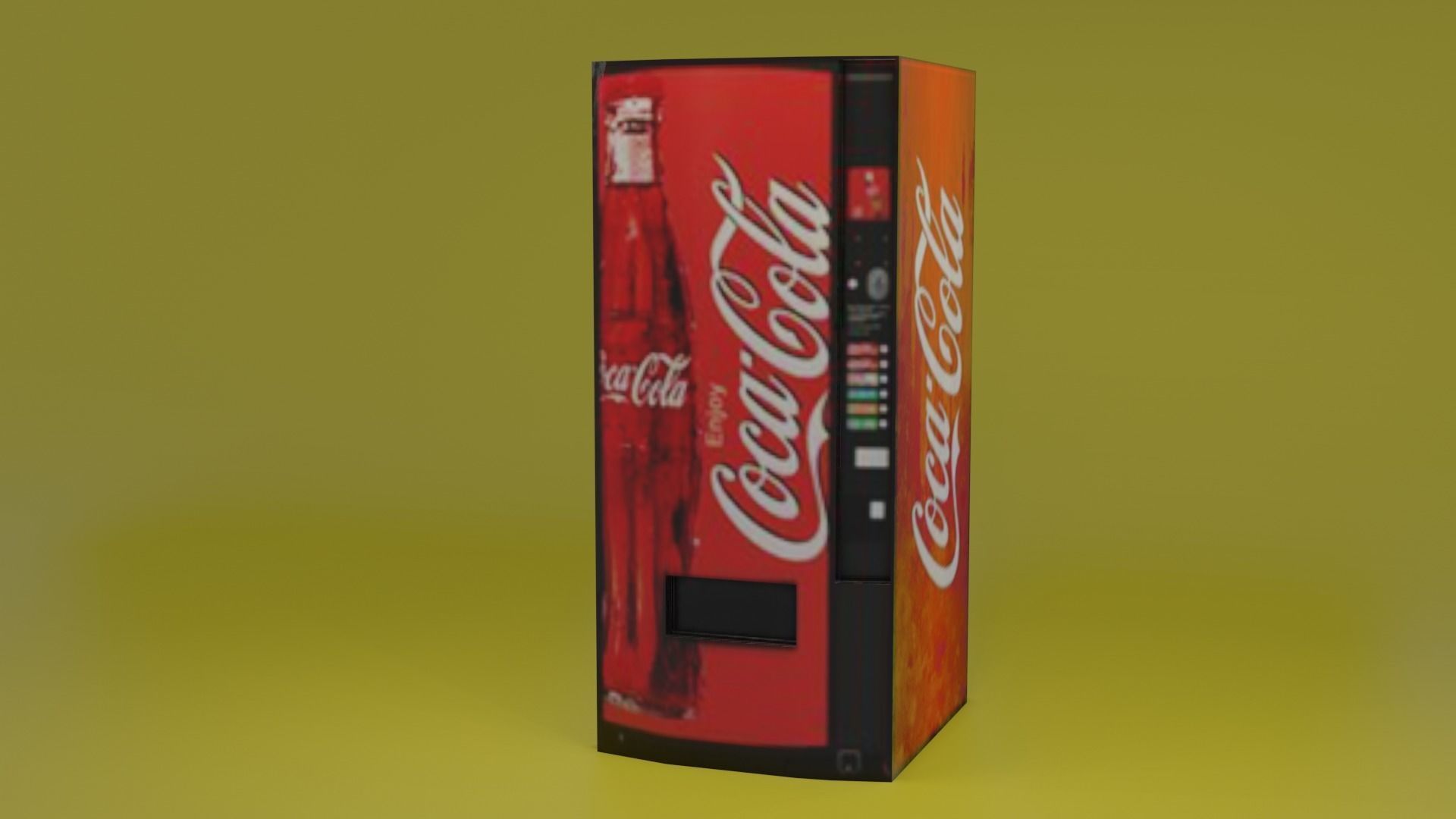 Cocacola Fridge free VR / AR / lowpoly 3D model CGTrader